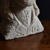 17th Century Carved Limestone Church Corbel Portraying a French Saint.
