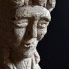 17th Century Carved Limestone Church Corbel Portraying a French Saint.