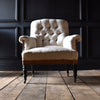 Pair of 19th Century French Ebonised Armchairs. Upholstery Inclusive.