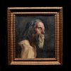 Early 20th Century Framed Oil laid on Canvas. 'The Wise'