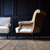 Excellent Pair of 19th Century French Scroll Back Armchairs. Circa 1850-1880. Upholstery Inclusive
