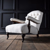 19th Century English Country House Library Armchair, Upholstery Inclusive.