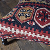 Large Napoleon III Ottoman Foot Stool with Kilim Upholstery.