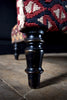 Large Napoleon III Ottoman Foot Stool with Kilim Upholstery.