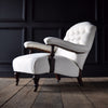 19th Century English Country House Library Armchair, Upholstery Inclusive.