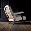 19th Century English Country House Library Armchair, Upholstery Inclusive.
