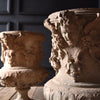 A pair of 19th Century English Campana Terracottaa urns.