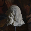 An Interesting Medieval Carved Stone Head. 14th-15th century.