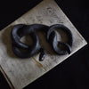 Unusual 19th Century Iron Snake Paperweight.