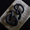 Unusual 19th Century Iron Snake Paperweight.