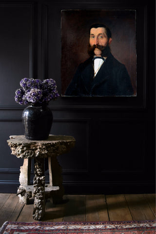 Delightful 19th Century Oil on Canvas Portrait of a Gentleman.