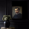 French Academic Oil Painting of a Gentleman.  Dated 1889