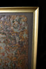 A Important and Rare Framed Polychrome and Gilt Embossed Leather Panel, Circa 1680-1730