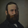 Intriguing 19th Century Oil Portrait of a Ships Captain, by Luigi Renault "Leghorn" 1845–1877