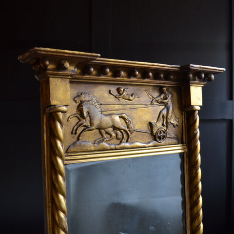 Regency Giltwood Pier Mirror, Circa 1820.