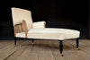 19th Century French Ebonised Chaise Longue