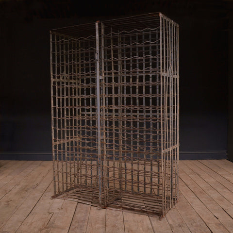 Large Iron Chateau Wine Cage, Circa 1900