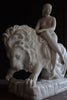 A 19th Century Minton Parian figure group 'Una and The Lion'