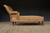 Ebonised French Napoleon III Period Chaise Lounge. Upholstery inclusive.