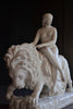 A 19th Century Minton Parian figure group 'Una and The Lion'