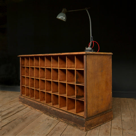 Victorian Pigeon Hole Shop Counter, Circa 1880