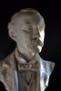 Large Impressive Plaster Bust of a Gentleman, Circa 1900.