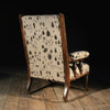 Edwardian Entomology Oak Library Arm Chair, Circa 1910