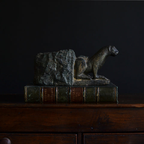 A Early Carved Stone Architectural Animal Wall Hook