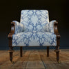Handsome 19th Century Napoleon III Gothic Revival Library Chair - Winter's Bone.