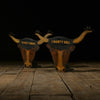 Pair Of Rare Edwardian 'Royal Antediluvian Order Of Buffalo's' Heads.