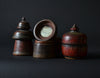 Four Lacquered 19th Century 'Tikka' Pots
