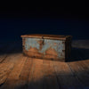 18th Century Blue Painted Indian Temple Chest