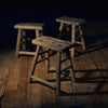 Vintage Elm Tavern Stool.