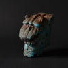 Early 19th Century Painted and Carved Dragon Head