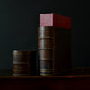 Victorian Leather Bound Secret Book Safe.