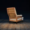 A Good 19th Century Buttoned Back Rosewood Armchair.