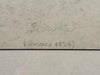 Pair of Fine Neoclassical Graphite Drawings. Dated 1836
