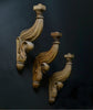 Three Handsome 18th Century Architectural Hardwood Brackets