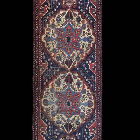 A Good Antique Persian Bakhtiari Rug, Circa 1900