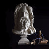 Huge Impressive Plaster Bust of the Otricoli Zeus.